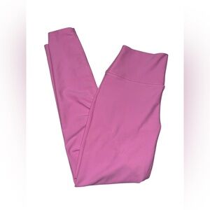 Sage Collective high-waisted leggings in a vibrant hot pink color. Size S